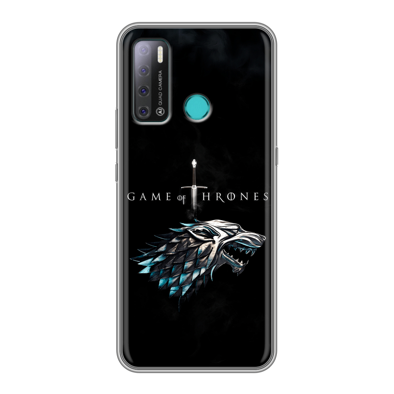 Силиконовый противоударный чехол на Tecno Pouvoir 4 с принтом Игра Престолов Game Thrones Силиконовый противоударный чехол на Tecno Pouvoir 4 с принтом Игра Престолов Game Thrones