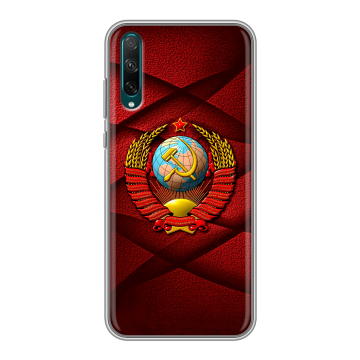 Силиконовый чехол на Huawei Honor 30i с принтом Герб СССР Силиконовый чехол на Huawei Honor 30i с принтом Герб СССР