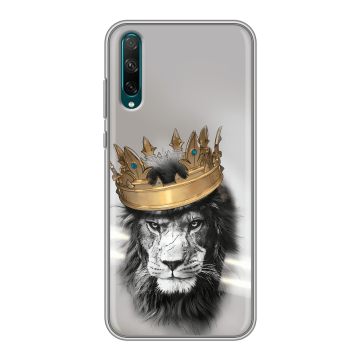Силиконовый чехол на Huawei Honor 30i с принтом Лев с короной Силиконовый чехол на Huawei Honor 30i с принтом Лев с короной
