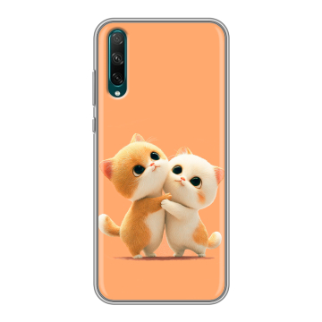 Силиконовый чехол на Huawei Honor 30i с принтом Милые котики Силиконовый чехол на Huawei Honor 30i с принтом Милые котики