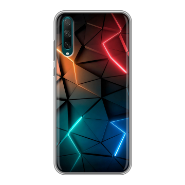Силиконовый чехол на Huawei Honor 30i с принтом Абстракция неон Силиконовый чехол на Huawei Honor 30i с принтом Абстракция неон
