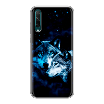 Силиконовый чехол на Huawei Honor 30i с принтом Волки Силиконовый чехол на Huawei Honor 30i с принтом Волки