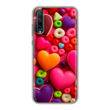 Силиконовый чехол на Huawei Honor 30i с принтом Сердечки Силиконовый чехол на Huawei Honor 30i с принтом Сердечки