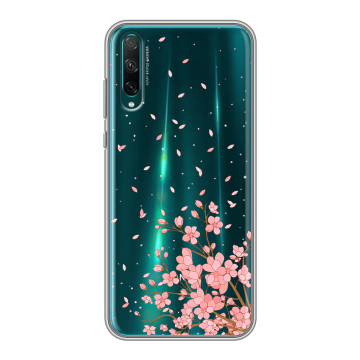 Силиконовый чехол на Huawei Honor 30i с принтом Ветка сакуры Силиконовый чехол на Huawei Honor 30i с принтом Ветка сакуры