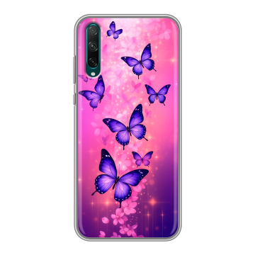Силиконовый чехол на Huawei Honor 30i с принтом Бабочки