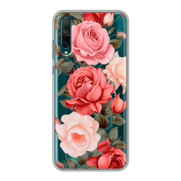 Силиконовый чехол на Huawei Honor 30i с принтом Розы