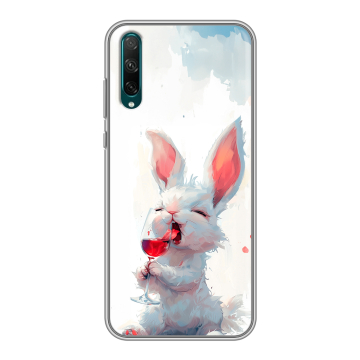 Силиконовый чехол на Huawei Honor 30i с принтом кролик зайчик Силиконовый чехол на Huawei Honor 30i с принтом кролик зайчик