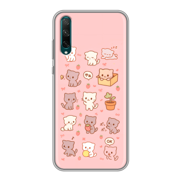 Силиконовый чехол на Huawei Honor 30i с принтом Hello Kitty Хелоу Кити