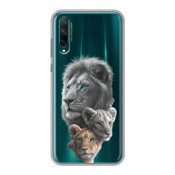 Силиконовый чехол на Huawei Honor 30i с принтом Львы Силиконовый чехол на Huawei Honor 30i с принтом Львы