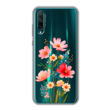 Силиконовый чехол на Huawei Honor 30i с принтом Цветы Силиконовый чехол на Huawei Honor 30i с принтом Цветы