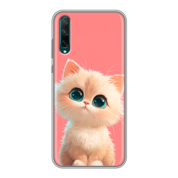 Силиконовый чехол на Huawei Honor 30i с принтом Розовый котенок Силиконовый чехол на Huawei Honor 30i с принтом Розовый котенок