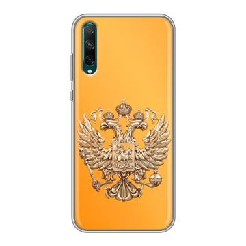 Силиконовый чехол на Huawei Honor 30i с принтом Герб Флаг России Силиконовый чехол на Huawei Honor 30i с принтом Герб Флаг России