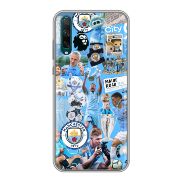 Силиконовый чехол на Huawei Honor 30i с принтом Man City Манчестер Сити Силиконовый чехол на Huawei Honor 30i с принтом Man City Манчестер Сити
