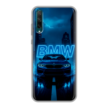 Силиконовый чехол на Huawei Honor 30i с принтом BMW БМВ