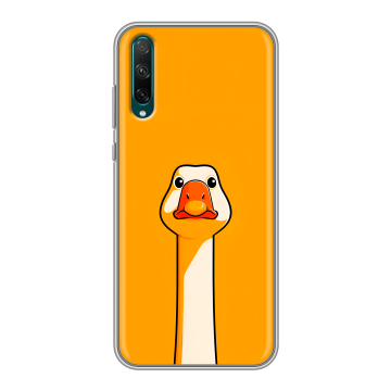 Силиконовый чехол на Huawei Honor 30i с принтом Смешная утка Силиконовый чехол на Huawei Honor 30i с принтом Смешная утка
