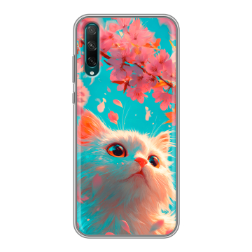 Силиконовый чехол на Huawei Honor 30i с принтом Красивый кот Силиконовый чехол на Huawei Honor 30i с принтом Красивый кот