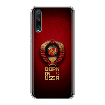 Силиконовый чехол на Huawei Honor 30i с принтом Флаг Герб СССР Силиконовый чехол на Huawei Honor 30i с принтом Флаг Герб СССР