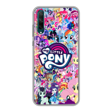 Силиконовый чехол на Huawei Honor 30i с принтом My little pony Дружба чудо