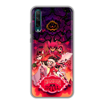 Силиконовый чехол на Huawei Honor 30i с принтом Hazbin Hotel Отель Хазбин