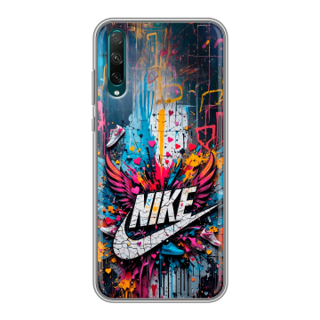 Силиконовый чехол на Huawei Honor 30i с принтом Nike Найк