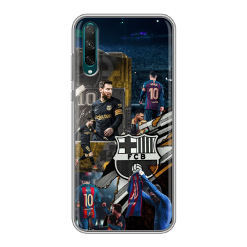 Силиконовый чехол на Huawei Honor 30i с принтом Messi Barcelona