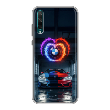 Силиконовый чехол на Huawei Honor 30i с принтом BMW БМВ