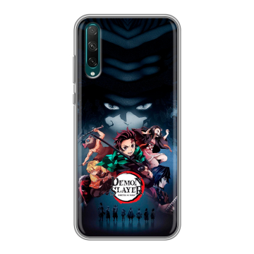 Силиконовый чехол на Huawei Honor 30i с принтом Demon Slayer Клинок рассекающий демонов