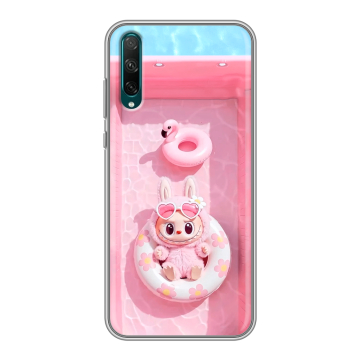 Силиконовый чехол на Huawei Honor 30i с принтом Labubu Лабубу