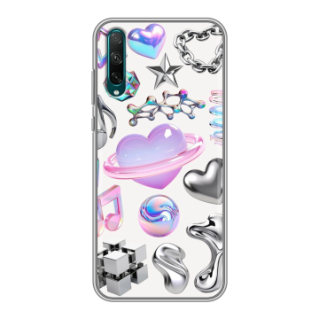 Силиконовый чехол на Huawei Honor 30i с принтом Y2K