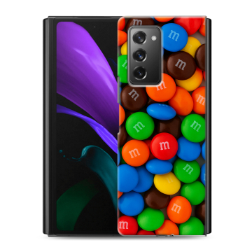 Пластиковый чехол на Samsung Galaxy Z Fold 2 с принтом Конфеты