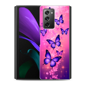 Пластиковый чехол на Samsung Galaxy Z Fold 2 с принтом Бабочки