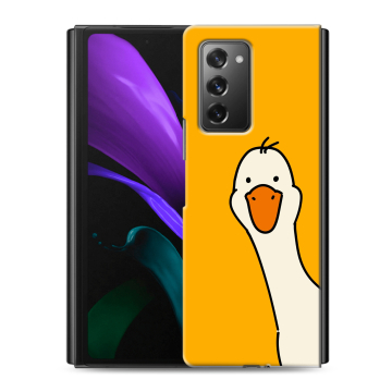 Пластиковый чехол на Samsung Galaxy Z Fold 2 с принтом Утка Пластиковый чехол на Samsung Galaxy Z Fold 2 с принтом Утка