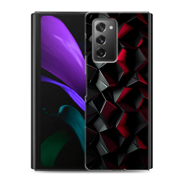 Пластиковый чехол на Samsung Galaxy Z Fold 2 с принтом Абстракция