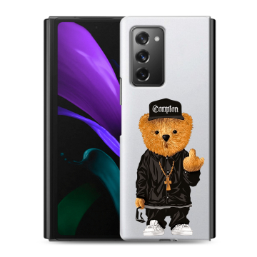 Пластиковый чехол на Samsung Galaxy Z Fold 2 с принтом Мишка Пластиковый чехол на Samsung Galaxy Z Fold 2 с принтом Мишка