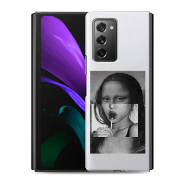 Пластиковый чехол на Samsung Galaxy Z Fold 2 с принтом Мона Лиза Пластиковый чехол на Samsung Galaxy Z Fold 2 с принтом Мона Лиза