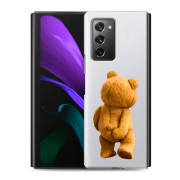Пластиковый чехол на Samsung Galaxy Z Fold 2 с принтом Медведь