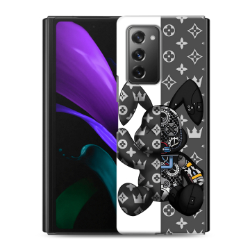 Пластиковый чехол на Samsung Galaxy Z Fold 2 с принтом Луи робот