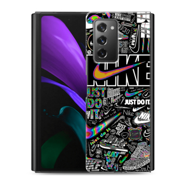Пластиковый чехол на Samsung Galaxy Z Fold 2 с принтом Найк Пластиковый чехол на Samsung Galaxy Z Fold 2 с принтом Найк