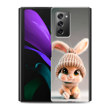 Пластиковый чехол на Samsung Galaxy Z Fold 2 с принтом Кролик Пластиковый чехол на Samsung Galaxy Z Fold 2 с принтом Кролик