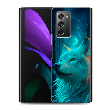 Пластиковый чехол на Samsung Galaxy Z Fold 2 с принтом бабочки саккура Пластиковый чехол на Samsung Galaxy Z Fold 2 с принтом бабочки саккура
