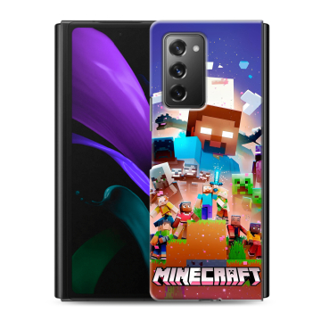 Пластиковый чехол на Samsung Galaxy Z Fold 2 с принтом Майнкрафт Minecraft Пластиковый чехол на Samsung Galaxy Z Fold 2 с принтом Майнкрафт Minecraft