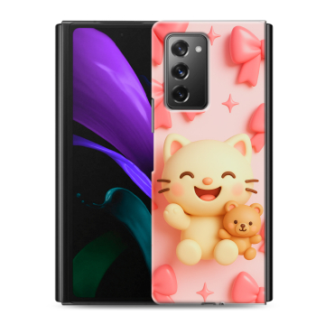 Пластиковый чехол на Samsung Galaxy Z Fold 2 с принтом для девочек Пластиковый чехол на Samsung Galaxy Z Fold 2 с принтом для девочек