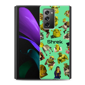 Пластиковый чехол на Samsung Galaxy Z Fold 2 с принтом Шрек Shrek Пластиковый чехол на Samsung Galaxy Z Fold 2 с принтом Шрек Shrek