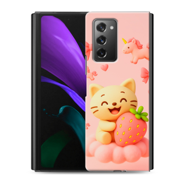 Пластиковый чехол на Samsung Galaxy Z Fold 2 с принтом для девочек Пластиковый чехол на Samsung Galaxy Z Fold 2 с принтом для девочек