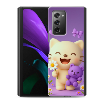 Пластиковый чехол на Samsung Galaxy Z Fold 2 с принтом для девочек Пластиковый чехол на Samsung Galaxy Z Fold 2 с принтом для девочек