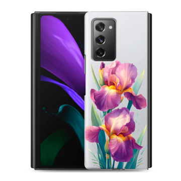 Пластиковый чехол на Samsung Galaxy Z Fold 2 с принтом Цветы орхидеи Пластиковый чехол на Samsung Galaxy Z Fold 2 с принтом Цветы орхидеи