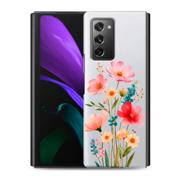 Пластиковый чехол на Samsung Galaxy Z Fold 2 с принтом Цветы Пластиковый чехол на Samsung Galaxy Z Fold 2 с принтом Цветы