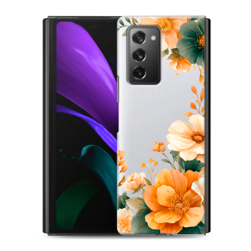 Пластиковый чехол на Samsung Galaxy Z Fold 2 с принтом Цветы принт Пластиковый чехол на Samsung Galaxy Z Fold 2 с принтом Цветы принт