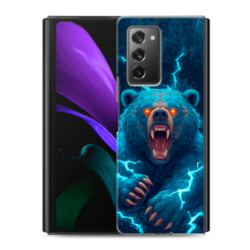 Пластиковый чехол на Samsung Galaxy Z Fold 2 с принтом Медведь Пластиковый чехол на Samsung Galaxy Z Fold 2 с принтом Медведь