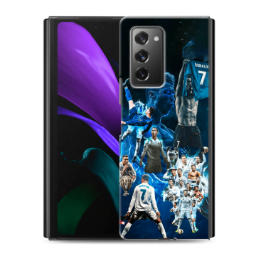 Пластиковый чехол на Samsung Galaxy Z Fold 2 с принтом Реал Роналдо Пластиковый чехол на Samsung Galaxy Z Fold 2 с принтом Реал Роналдо
